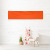 Banderoles Fond orange texturé calme et simple (Insitu)