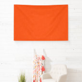 Banderoles Fond orange texturé calme et simple (Insitu)