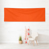 Banderoles Fond orange texturé calme et simple (Insitu)