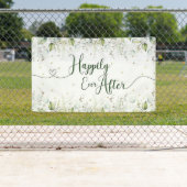 Banderoles Fond pour feuilles d'eucalyptus de mariage points  (En situation)