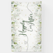 Banderoles Fond pour feuilles d'eucalyptus de mariage points  (Vertical)