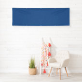 Banderoles Fond texturé bleu simple et calme (En situation)