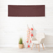 Banderoles Fond texturé rose calme et simple (En situation)