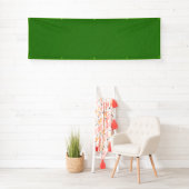 Banderoles Fond texturé vert citron calme et simple (En situation)