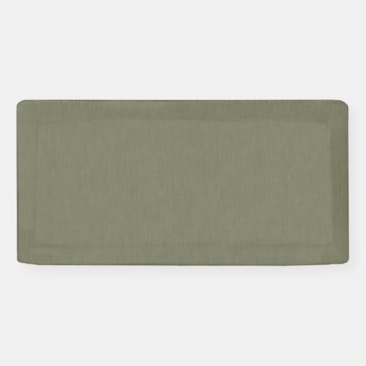 Banderoles Fond texturé vert olive calme et simple (Horizontal)