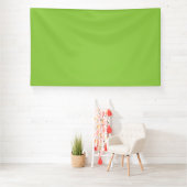Banderoles Fond vert citron uni – Texture scolaire (Insitu)