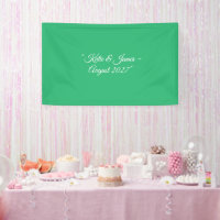 Fond vert menthe plat – Conception de mariage