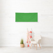 Banderoles Fond vert texturé visuel calme et simple (En situation)