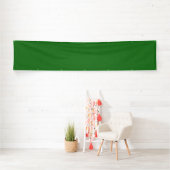Banderoles Fond vert texturé visuel calme et simple (En situation)