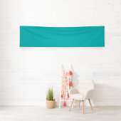 Banderoles Fond visuel sarcelle calme et simple texturé (Insitu)