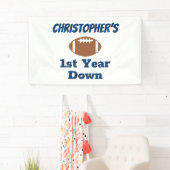 Banderoles Football 1er anniversaire (En situation)