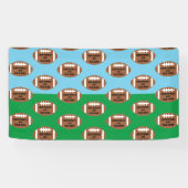 Banderoles Football 4e année de bas anniversaire (Horizontal)