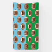 Banderoles Football 4e année de bas anniversaire (Verticale)