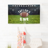 Banderoles Football américain 1er anniversaire (En situation)