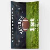 Banderoles Football américain 1er anniversaire (Vertical)