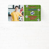 Banderoles Football Anniversaire Photo (Insitu)