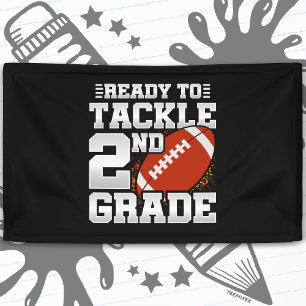 Banderoles Football Premier Jour 2e Année Retour À L'école
