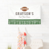 Banderoles Football première année à l'anniversaire (En situation)