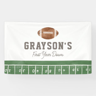 Banderoles Football première année à l'anniversaire