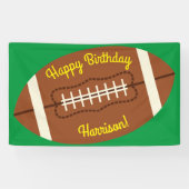 Banderoles Football Sports fête d'anniversaire (Horizontal)