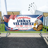 Banderoles Force aérienne BMT Graduation 320 TRS Eagles Milit