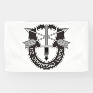 Banderoles Forces spéciales SF De Oppresso Liber