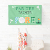 Banderoles Fore, 4e anniversaire Par-tee Golf (En situation)