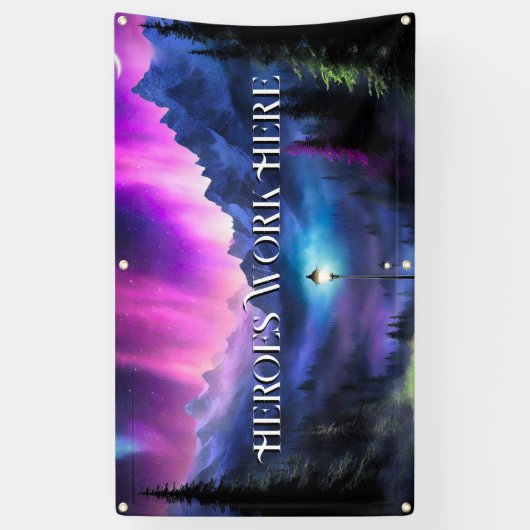 Banderoles Forêt enchantée (Vertical)