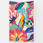 Banderoles Forêt et rose (Vertical)