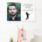 Banderoles Forever Golfing Custom Photo Funérailles commémora (Insitu)