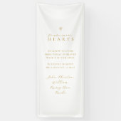 Banderoles Forever in our Hearts! Floral Bouquet Wedding (Vertical)