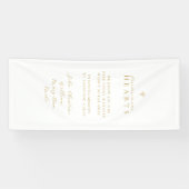 Banderoles Forever in our Hearts! Floral Bouquet Wedding (Horizontal)