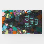 Banderoles Formes très colorées et abstraites art 11 (Horizontal)