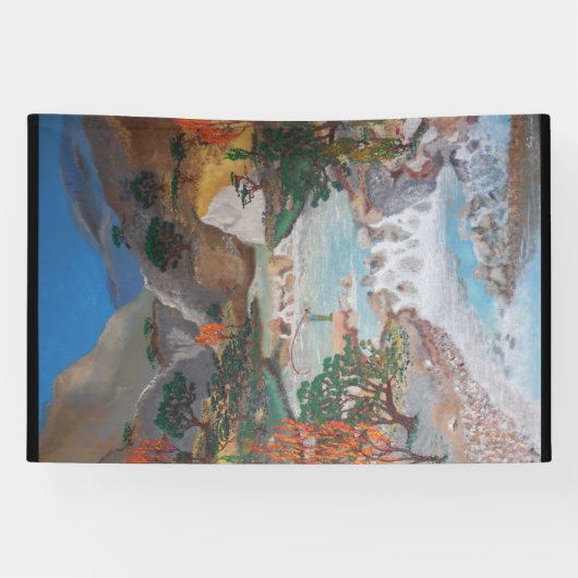 Banderoles Fourche ouest du canyon d'Azusa (Horizontal)