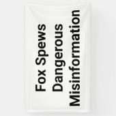 Banderoles Fox parle désinformation Jeff Hankamer Artjunkhaus (Vertical)