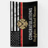 Banderoles Foyer Fire Academy Flag Graduation (Vertical)