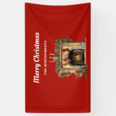 Banderoles Foyer victorien cosy Noël (Vertical)