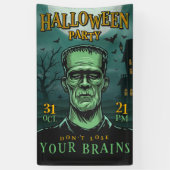 Banderoles Frankenstein Halloween (Vertical)