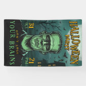 Banderoles Frankenstein Halloween (Horizontal)