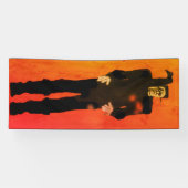 Banderoles Frankenstein Halloween Party Art Grand Effrayant (Horizontal)