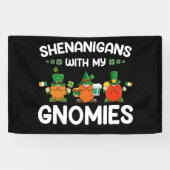 Banderoles Fredonnements avec mes gnomes St. Patrick Gnome (Horizontal)