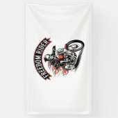 Banderoles FreeDom Rider Biker (Vertical)