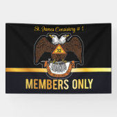 Banderoles Freemason 32 Degree (Horizontal)