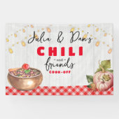 Banderoles Friendsgiving Potluck Chili Cook Off Thanksgiving (Horizontal)