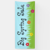 Banderoles Frontière verte + vos idées (Vertical)