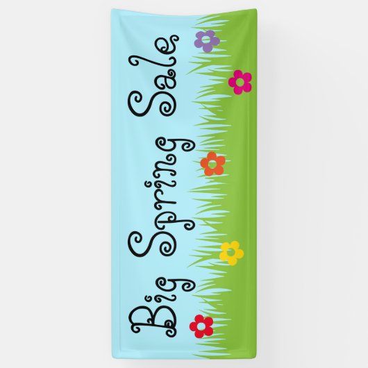 Banderoles Frontière verte + vos idées (Vertical)