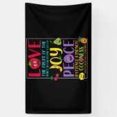 Banderoles Fruit De L'Esprit Galates 5 22 Inspirationnel C (Vertical)