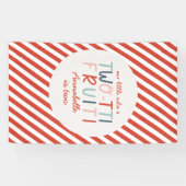 Banderoles Fruit d'été de 2e anniversaire bande de fête pour  (Horizontal)