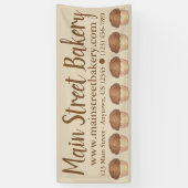 Banderoles Fruit Fraîche Croustillant Muffin Vente de pain Fo (Vertical)