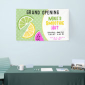Banderoles Fruit Tropical Smoothie Business Grand Ouverture (Salon professionnel)